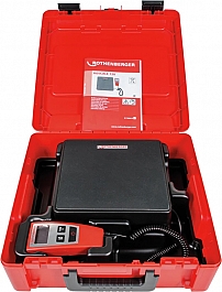 Комплектация электронных цифровых весов для хладагента Rothenberger Roscale 120 Комплектация электронных цифровых весов для хладагента Rothenberger Roscale 120