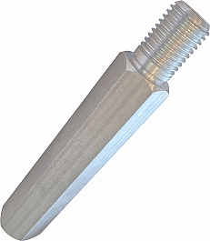 Шестигранный алюминиевый удлинитель для алмазной коронки Kern 1 1/4 UNC, 100 мм Шестигранный алюминиевый удлинитель для алмазной коронки Kern 1 1/4 UNC, 100 мм